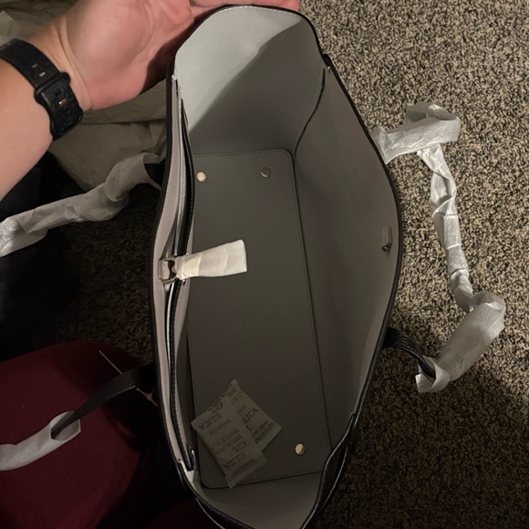 kate spade Black Pebbled Leather Tote - Picture 7 of 8